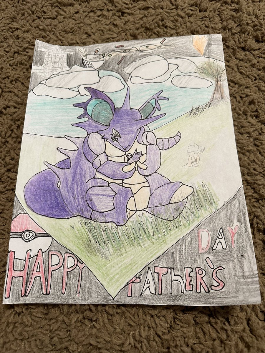 Father’s Day cards this year 🥹 from Stella and BO 

Happy Father’s Day