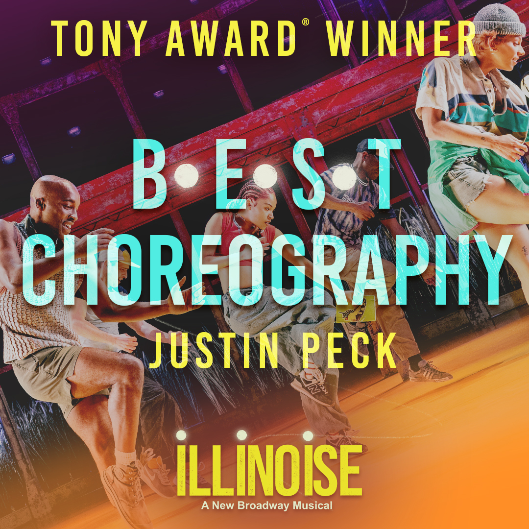 Honored to follow your lead • Justin Peck • Tony Award WINNER • Best Choreography