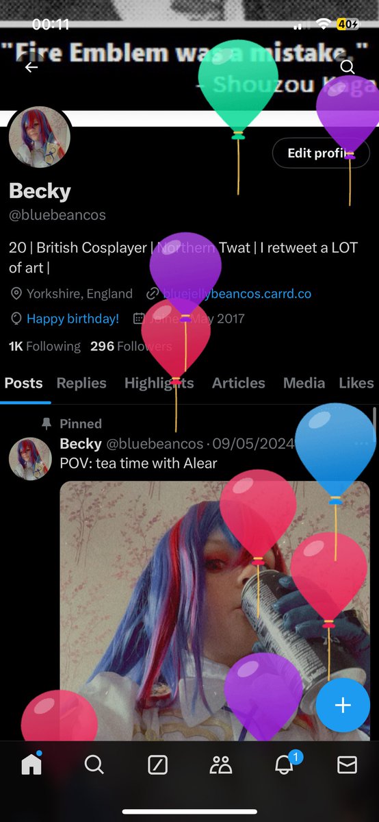 Becky tweet media