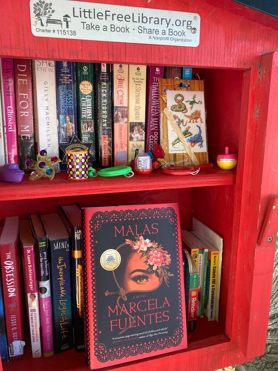 MALAS by 
<a href="/Marcelisima1/">Marcela Fuentes</a>
 is the #GMABookClubPick for June! Available now at the Little Free Library at Pebblewood and Rockford in Natomas.