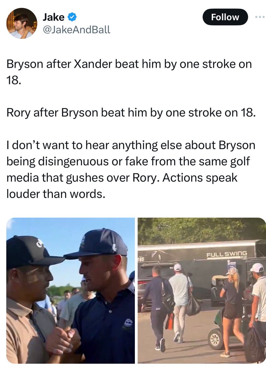 PGATUOR's tweet image. Thoughts?