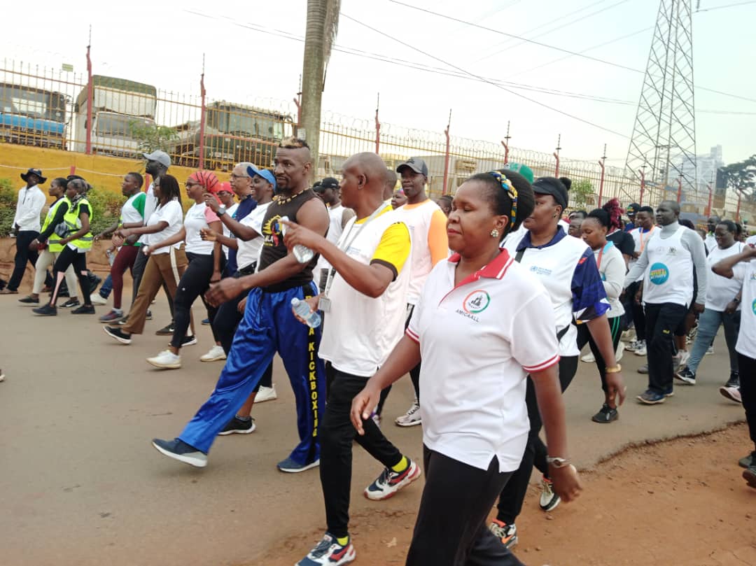 amicaallug's tweet photo. We are previlaged to have joined the @MinofHealthUG at  @OfficialMubs Sports grounds for the Annual physical Activity Day in a bid to prioritize our health, wellbeing and also beat #NCDs. We urge all leaders to  promote physical activity for the good our people's health. https://t.co/LsbAHq5zYc