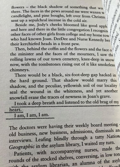 dallowayclrss's tweet image. 📖 "The Bell Jar" (1963) — Sylvia Plath  

🫀 "I took a deep breath and listened to the old bray of my heart.  
     I am. I am. I am."