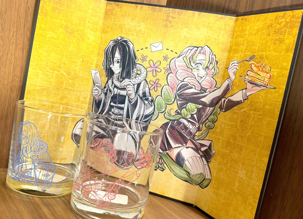 鬼滅の刃　柱稽古編　コラージュレイヤードパネル 伊黒小芭内　甘露寺蜜璃 WEBSHOP販売は本日まで！】 鬼滅の刃『柱イベント開催企画』 柱展や柱