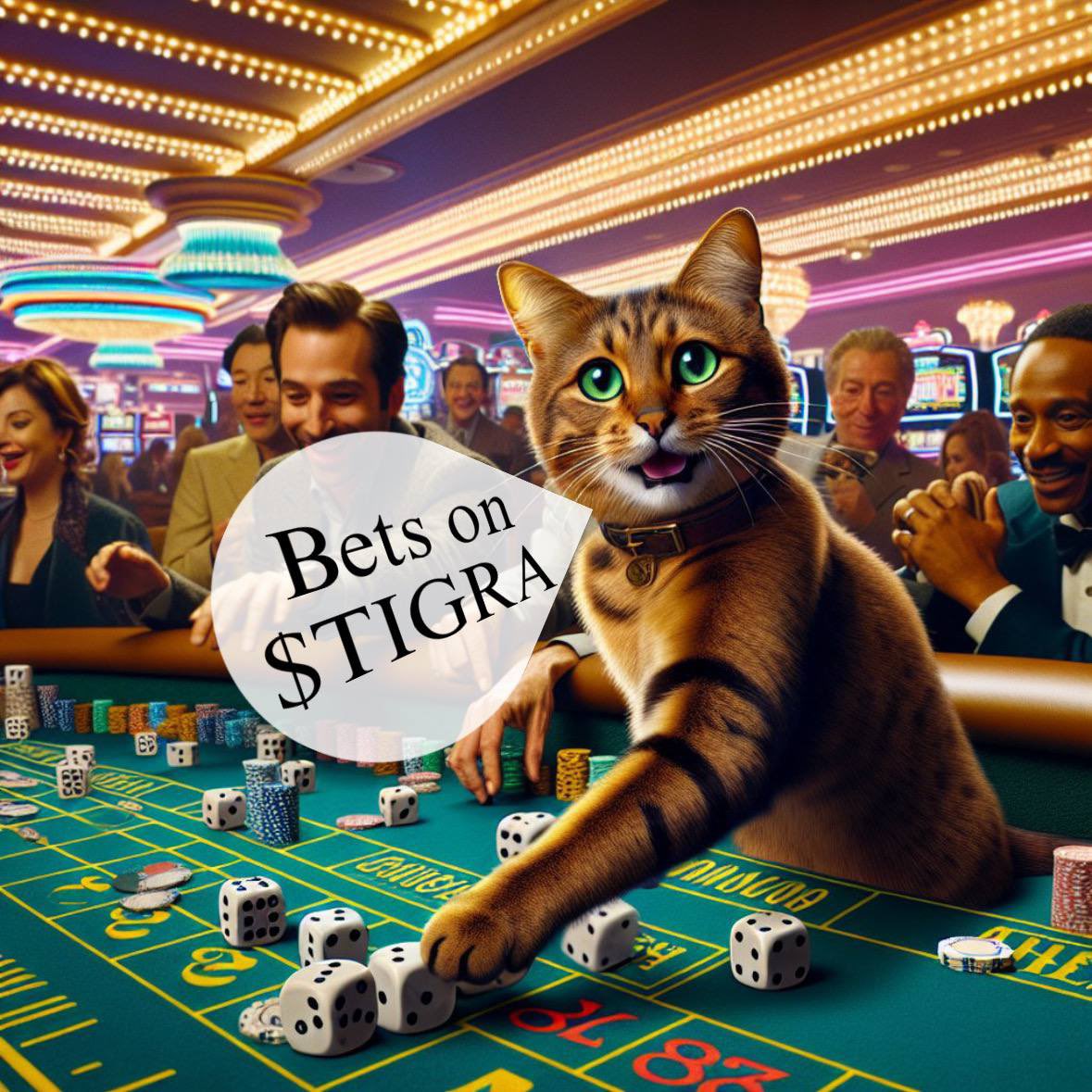 Betting on <a href="/VitalikButerin/">vitalik.eth</a> cat $TIGRA
