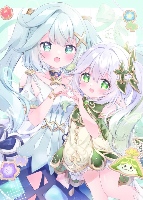 ナヒーダちゃんとファルザン先輩#原神 #GenshinImpact #Nahida #Faruzan 
