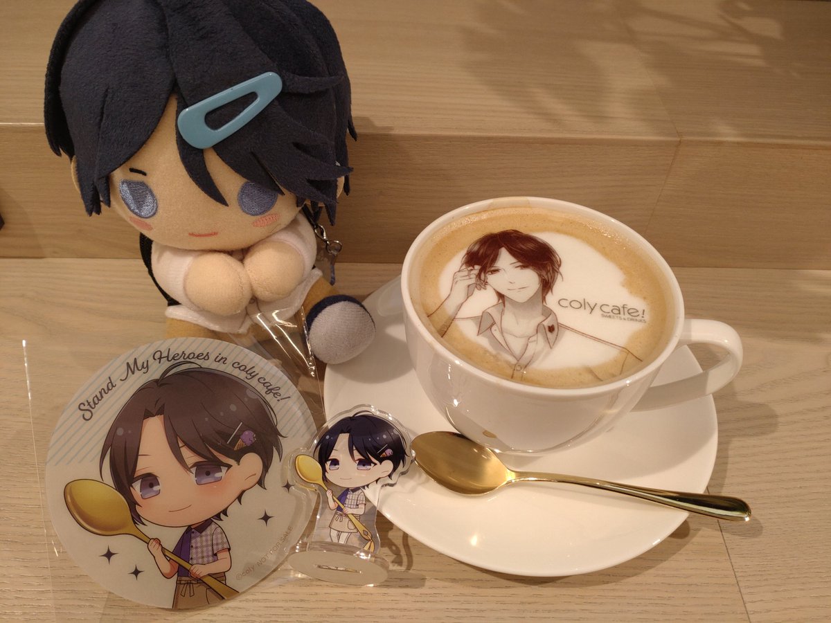 hitochan45's tweet photo. ラテ、あきチャンきてくれました😭
#スタマイ
#colcafe https://t.co/LYrzAZSXky