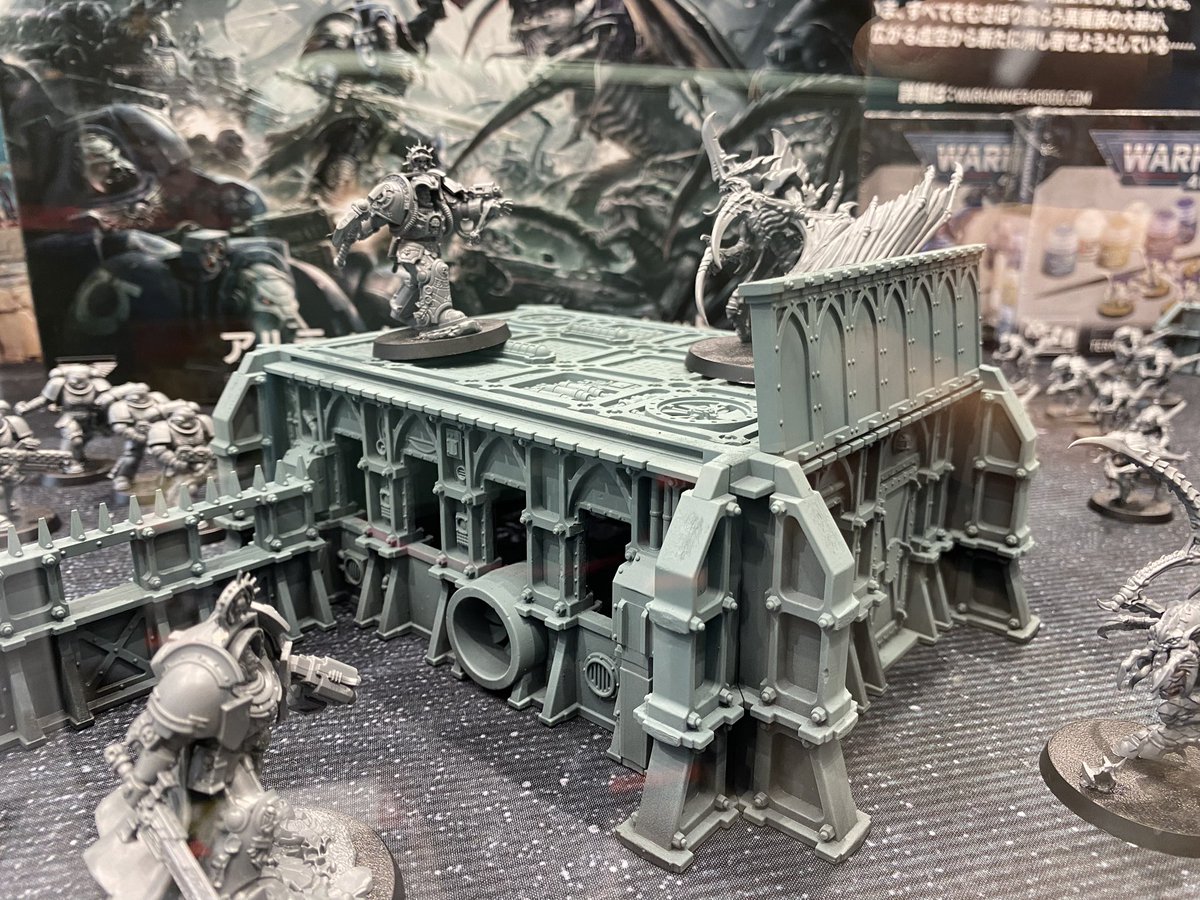 カフェの40kテレインを 更に増強しました‼️ アルティメットスターター