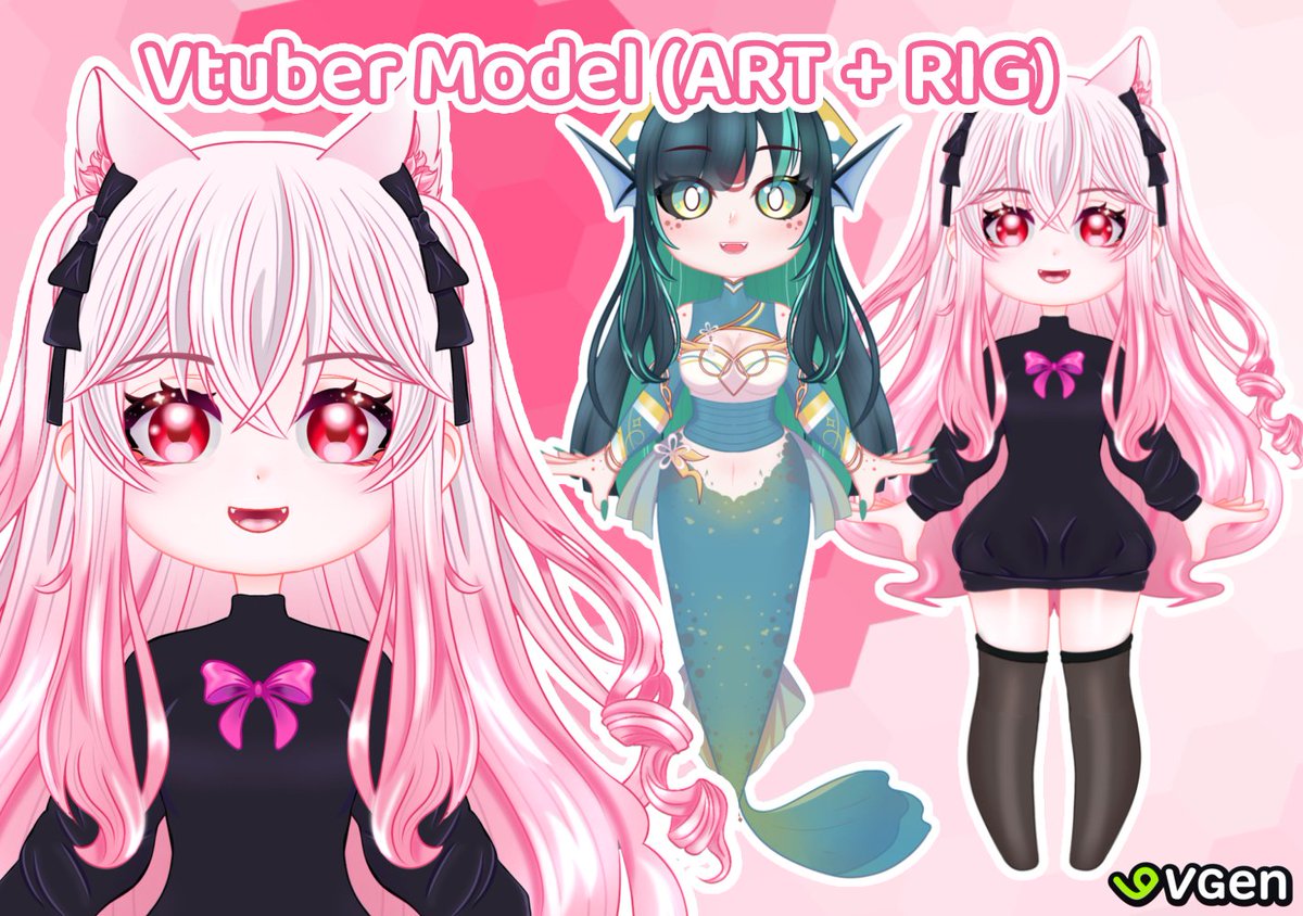 Mivily_'s tweet image. ✨COMMISSION OPEN - Vtuber Model (ART + RIG)✨

💚Commission Open in VGen: vgen.co/Mivily_/servic…

#vtuber #vtubercomm #VGen #chibi #kawaii #vtubermodel