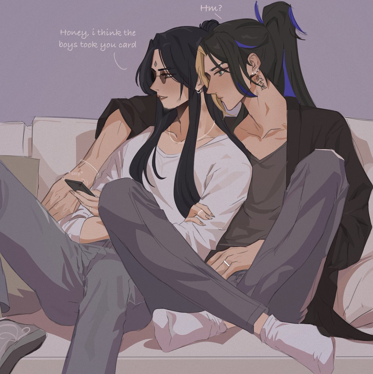 Ik_Jiyang's tweet image. Celebrating Father's Day with a couple full of kids!

Well: "I'll buy your gift using your card"
#yone #masteryi