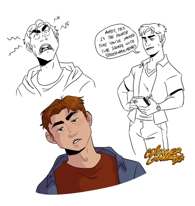 Peter Parker was trending so I drew my version of him!
#spiderman #brooklynheroescomic 