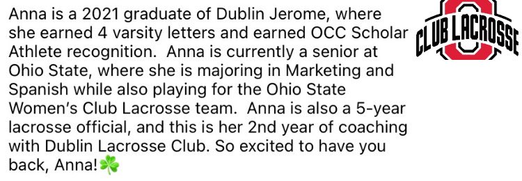 Dublin Lacrosse Club tweet media