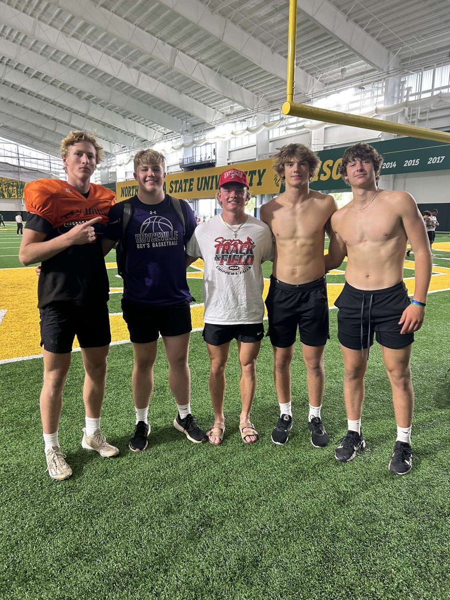 After a great camp at <a href="/NDSUfootball/">NDSU Football</a> , I am excited to announce I have received a D1 PWO for the Bison!! Thank you <a href="/NickGoeser/">Nick Goeser</a> and <a href="/CoachTimNDSU/">Tim Polasek</a> for the invite and <a href="/JoeBeschorner/">Joe Beschorner</a> for coaching me up through camp. <a href="/MJ_NFLDraft/">Mark Johnson</a> <a href="/CSAPrepStar/">PREPSTAR</a> <a href="/PrepRedzoneWI/">Prep Redzone Wisconsin</a> <a href="/Jblake_8/">Jeff Blake</a>