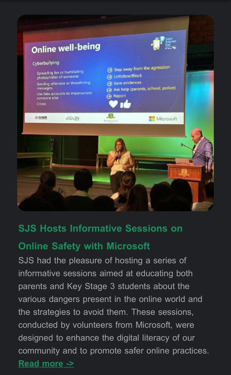 Bilingual Curriculum at St Julian's School tweet media