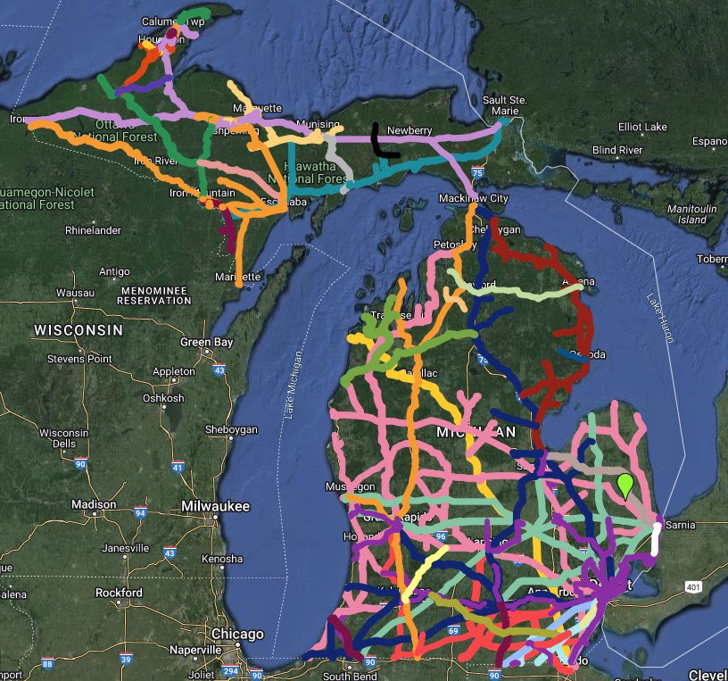 MichTransitGuy's tweet image. One of the main projects I spend my time on is my Historical Passenger Rail Map of Michigan. Recently, I've been documenting stations, mostly in southern and southeast Michigan. I've been sourcing the location of the station through old insurance maps and atlases.