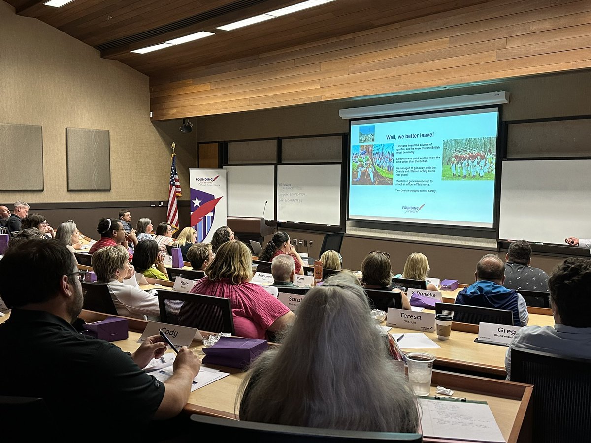 Georgette Hackman (@georgettehack) on Twitter photo What a fantastic way to kick off our first <a href="/foundingforward/">Founding Forward</a> summer seminar here at Liberty Hill! We enjoyed an outdoor barbecue and have heard from <a href="/drscottsclassr1/">Dr. Scott’s Classroom</a> about the Battle of Barren Hill. Stay tuned for more updates! What a fantastic way to kick off our first <a href="/foundingforward/">Founding Forward</a> summer seminar here at Liberty Hill! We enjoyed an outdoor barbecue and have heard from <a href="/drscottsclassr1/">Dr. Scott’s Classroom</a> about the Battle of Barren Hill. Stay tuned for more updates!