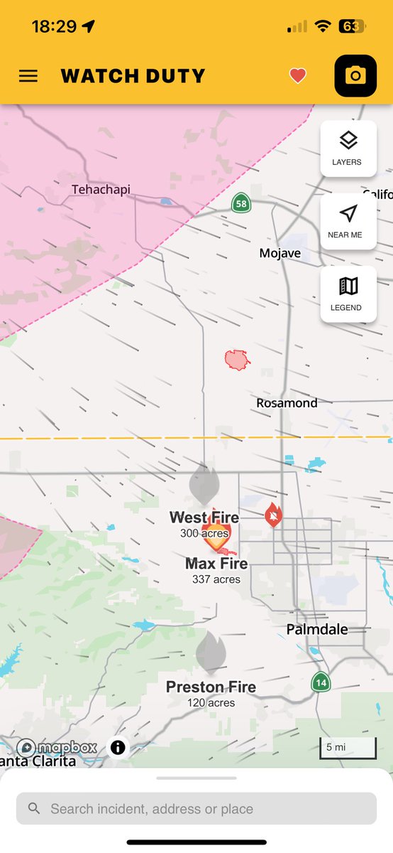 pjdohertygis's tweet image. Max Fire @ 80th St W &amp;amp; W Ave K, Lancaster, CA impacting structures - #MaxFire share.watchduty.org/i/22079