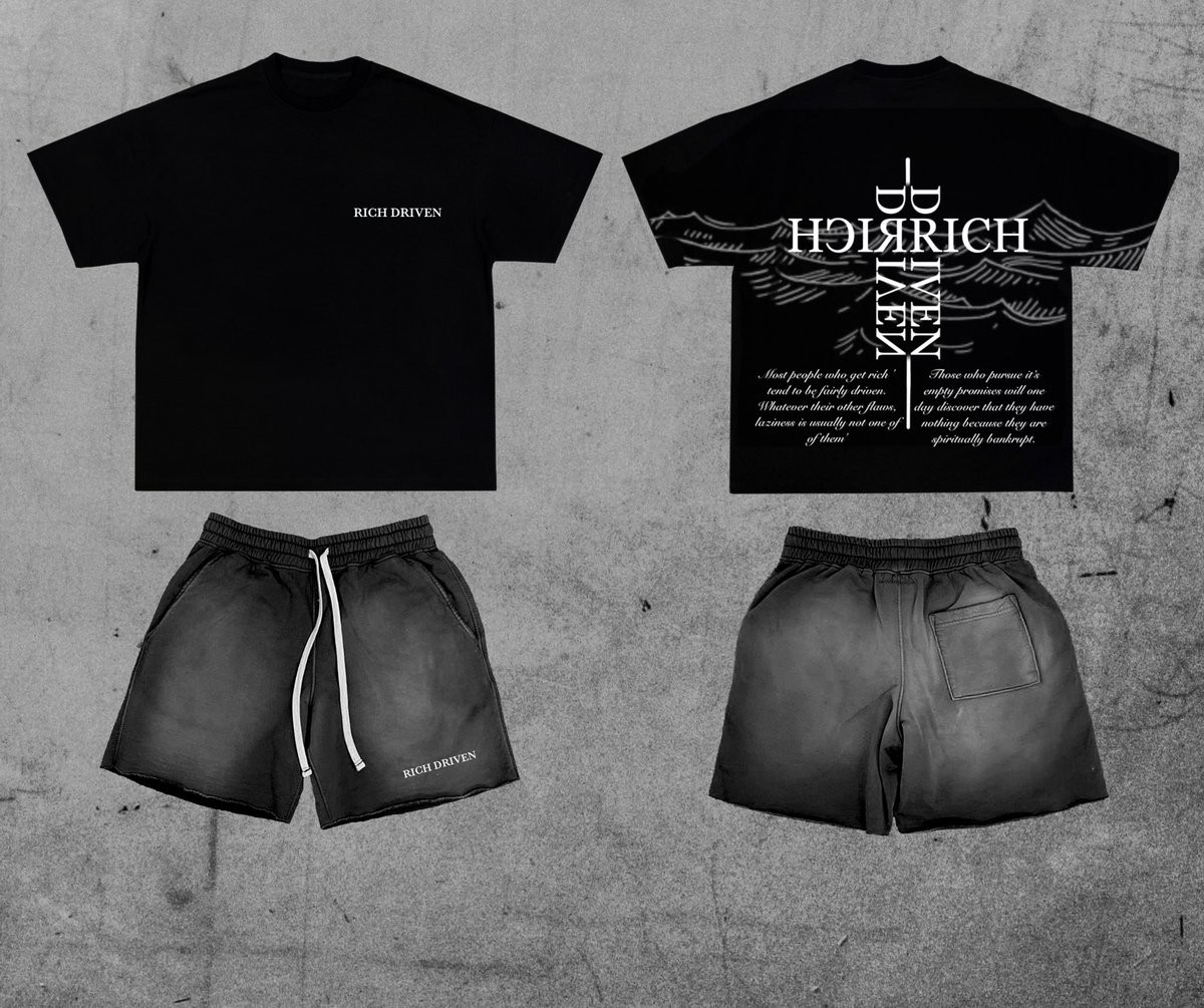 GoudeauXavier's tweet photo. ITS HERE!! Official Rich Driven drop is tomorrow 6/17✨
- Black Rich Driven cross oversized shirt 
- White Rich Driven oversized shirt
- Acid washed Rich Driven shorts
- Black Rich Driven sweat pants
Dm for prices‼️ https://t.co/ZzbDEtdc7u