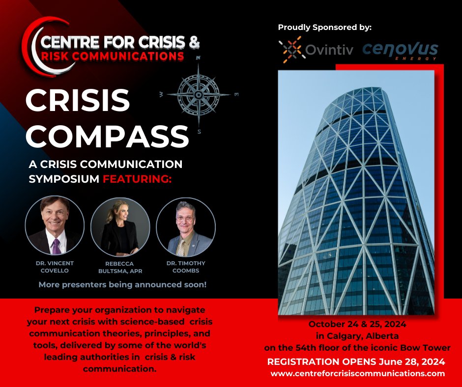 Centre for Crisis & Risk Communications tweet media