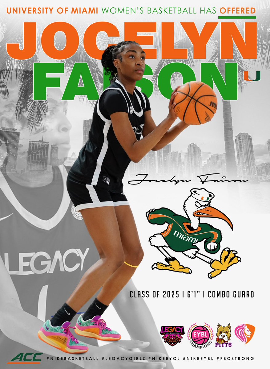 Jocelyn Faison (@jocelynfaison) on Twitter photo After a great conversation with <a href="/CoachCullop/">Tricia Cullop</a> and <a href="/FitzroyAnthony2/">Fitzroy Anthony</a>, I am blessed to receive an offer from the University of Miami! Thank you for believing in me After a great conversation with <a href="/CoachCullop/">Tricia Cullop</a> and <a href="/FitzroyAnthony2/">Fitzroy Anthony</a>, I am blessed to receive an offer from the University of Miami! Thank you for believing in me