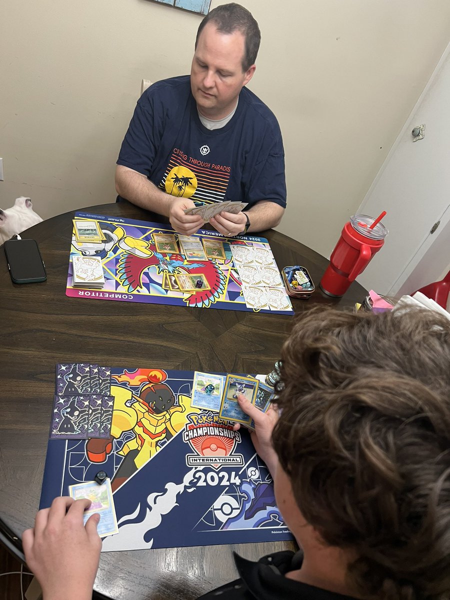 PayneTrain86's tweet image. Great Father’s Day weekend-played #PokemonTCG Base-Fossil format with my 13 year old that I played when I was 13 (in 1999 haha). He wanted to play all weekend! The thumbs down is because I decked him out the 1st game haha #FathersDay #Haymaker #RainDance #Blastoise #Hitmonchan