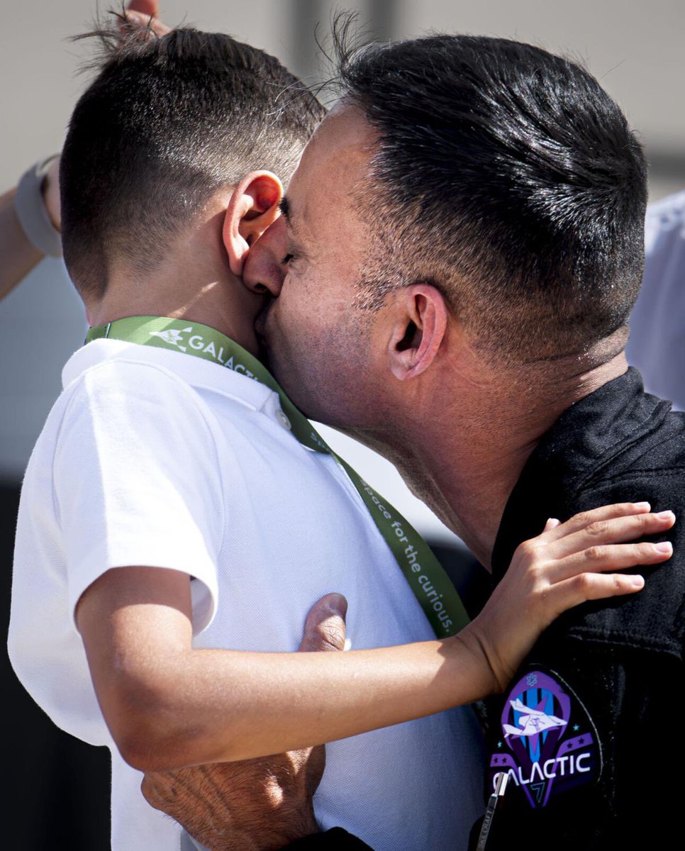My Father’s Day came early, last weekend after we landed. No feeling in or out of this world like it. 📸 Jessica Baca/Albuquerque Journal.