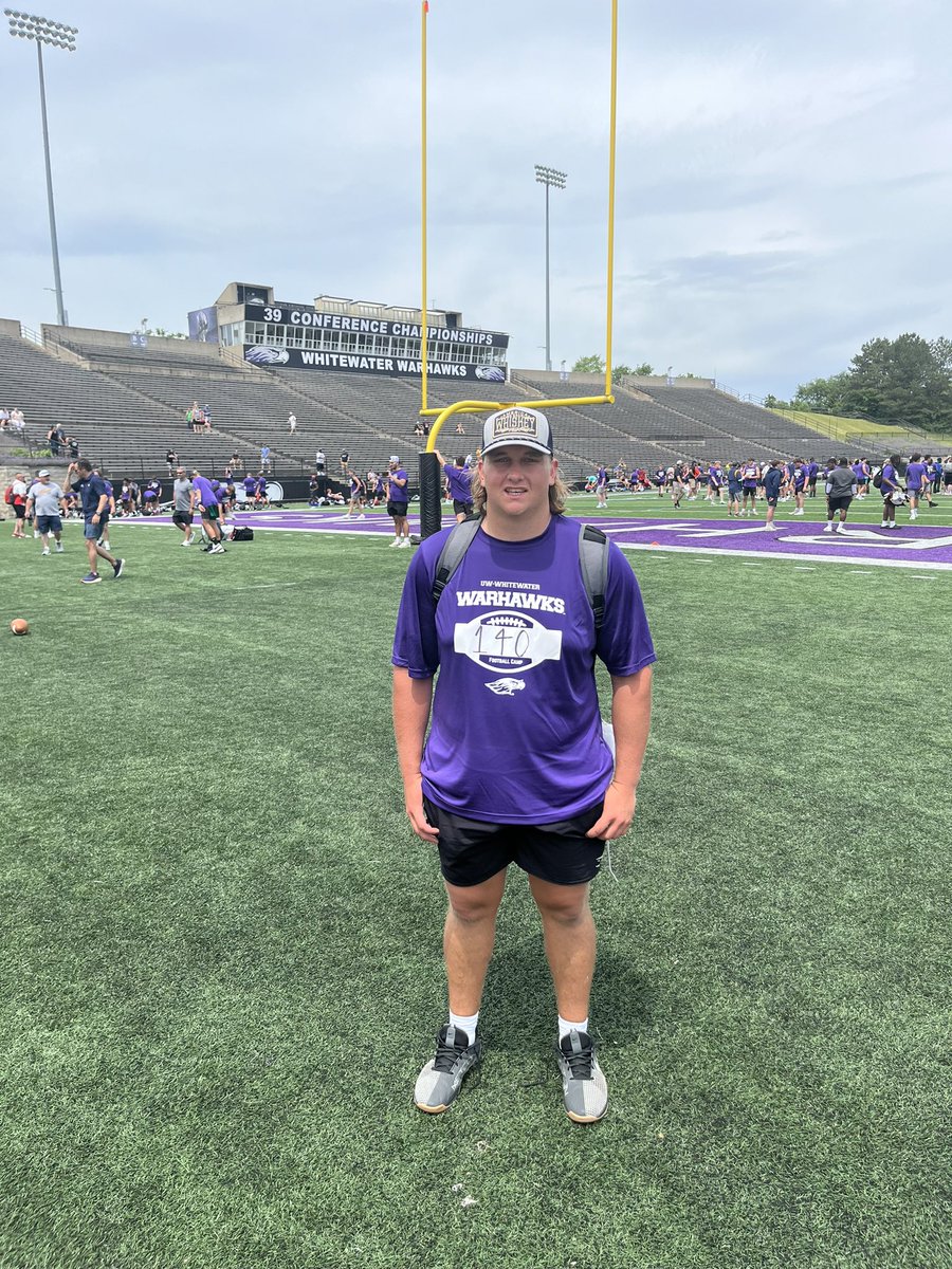 Had a great time competing, learning, and being evaluated at <a href="/WarhawkFootball/">Warhawk Football</a> camp this past week! Great to meet many new coaches, and see them all in person! <a href="/Allenbt29/">Brent Allen</a> <a href="/coach_galvan/">Nick Galvan</a> <a href="/Coach19Bell/">Stephen Bell</a>