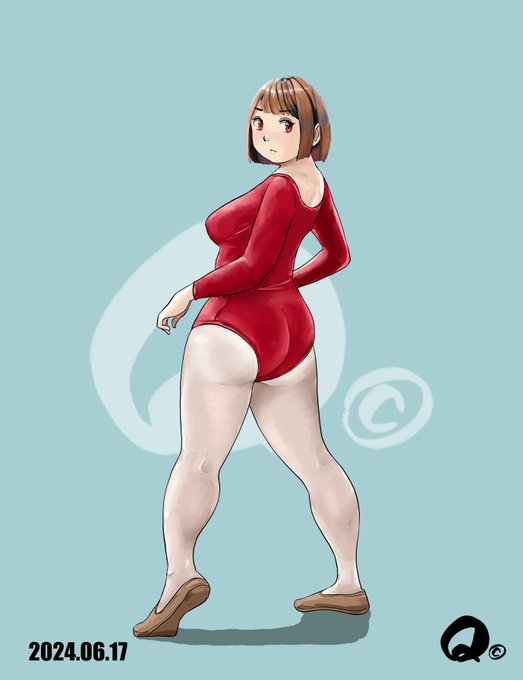 6/17㊊レオタード大好き⑯
ヒカル先生のむっちりレオタード②
今日もだらしない赤レオタ🟥😱 