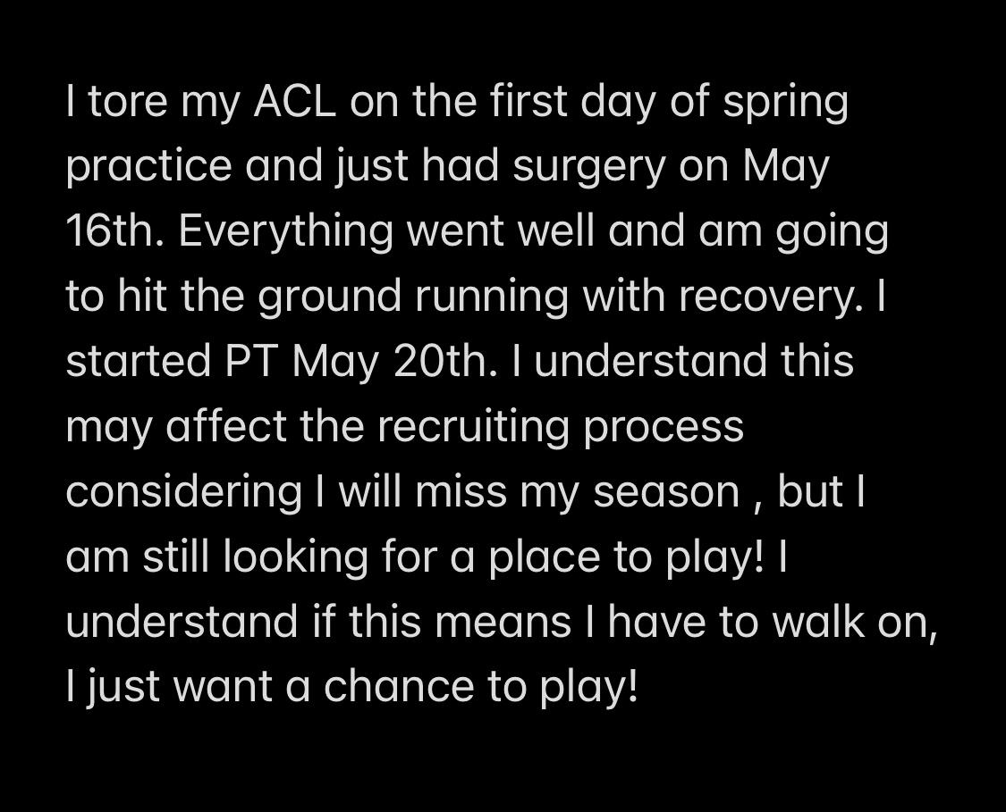 William Weatherly (@williamgrayqb) on Twitter photo I will be posting my recovery updates often!
<a href="/PassAthletics/">Pass Christian Athletics</a> <a href="/PassChristianFB/">Pass Christian High School Football</a> <a href="/jeff_stockstill/">Jeff Stockstill</a> <a href="/joeray36/">Joe Ray</a> <a href="/Coastfootball/">Coast Football™</a> I will be posting my recovery updates often!
<a href="/PassAthletics/">Pass Christian Athletics</a> <a href="/PassChristianFB/">Pass Christian High School Football</a> <a href="/jeff_stockstill/">Jeff Stockstill</a> <a href="/joeray36/">Joe Ray</a> <a href="/Coastfootball/">Coast Football™</a>