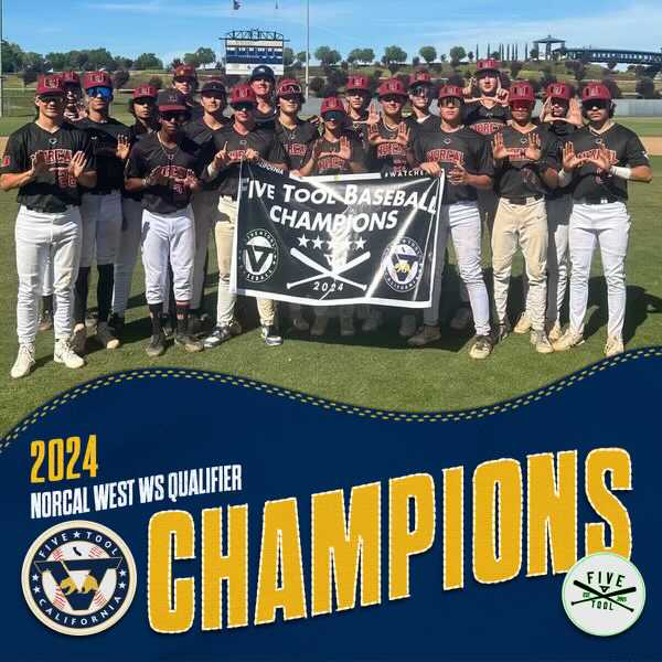 🏆 Champions 🏆

Congrats to <a href="/NorCalU1/">NorCalU</a> White 2025 on winning the 17U Championship of the <a href="/FiveTool/">Five Tool Baseball</a> California NorCal West WS Qualifier.

#WatchEm