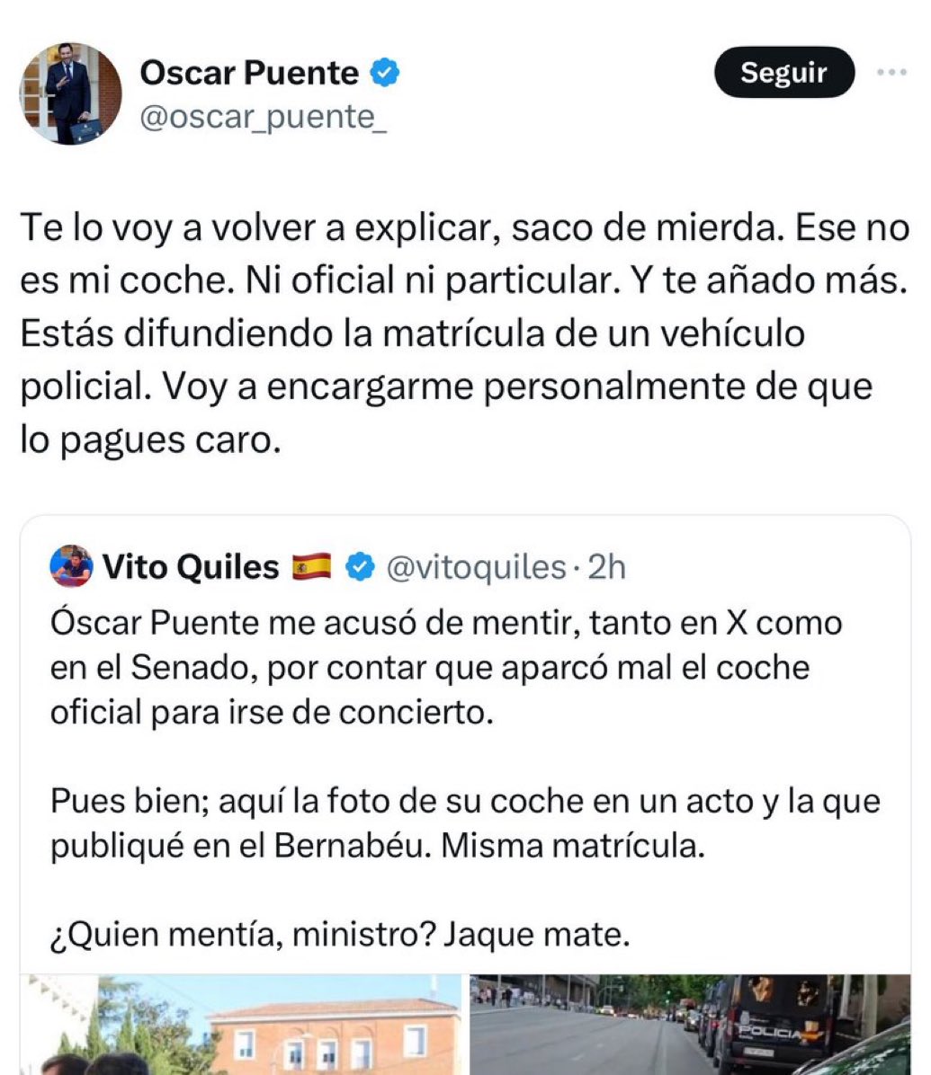 JOSEMANUELSOTO1's tweet photo. Un Ministro de España llamando “saco de mierda” y amenazando a un periodista incómodo, esta es la regeneración democrática q nos espera… https://t.co/ewBnqEJWOc