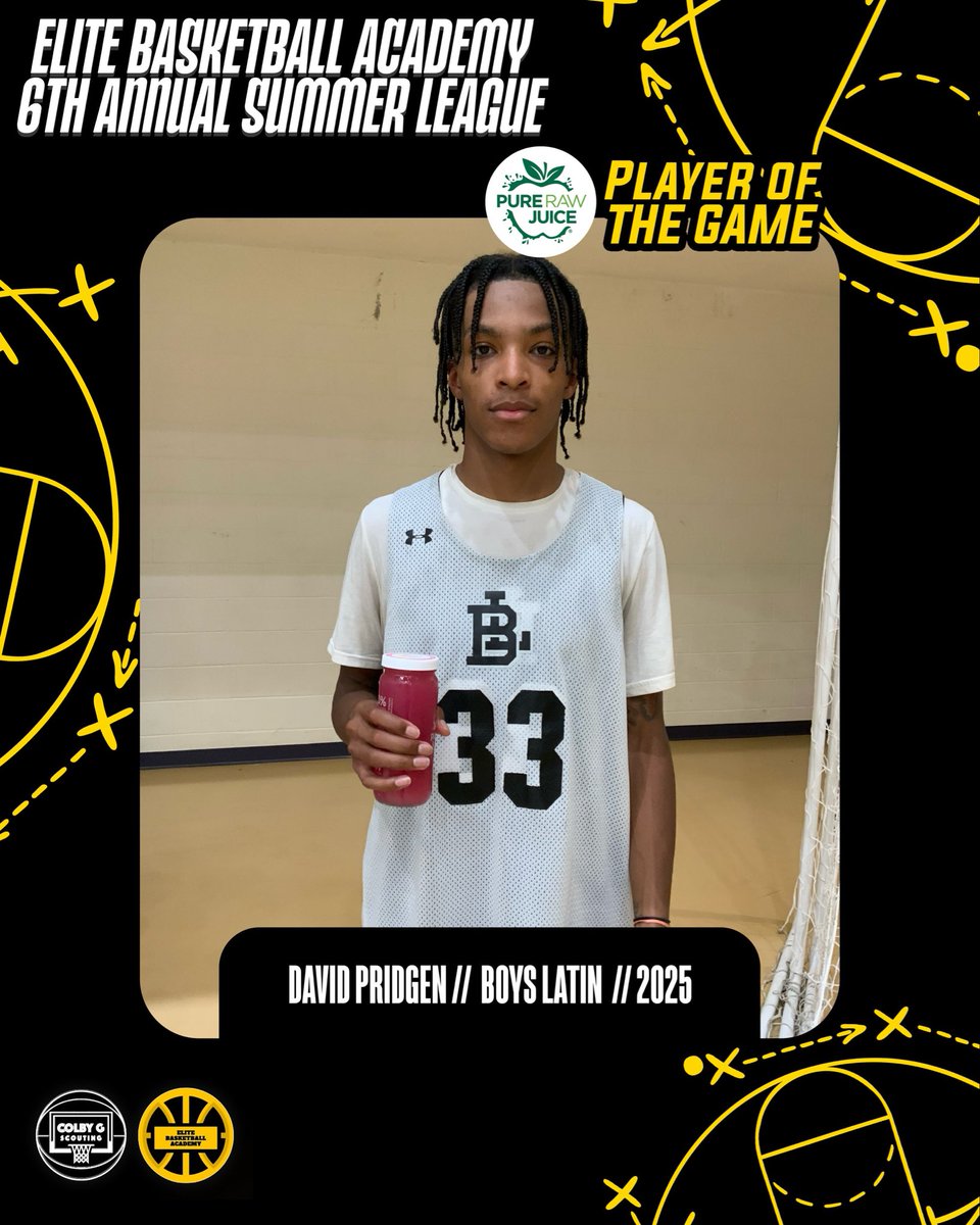 EliteBasketballAcademy (@ebasummerleague) on Twitter photo FINAL: <a href="/boyslatinbball/">BL Basketball</a> 59 Friends 33
‘25 David Pridgen fueled a well-balanced offense attack w/ 11PTS. The Lakers had four players finish w/ double figures FINAL: <a href="/boyslatinbball/">BL Basketball</a> 59 Friends 33
‘25 David Pridgen fueled a well-balanced offense attack w/ 11PTS. The Lakers had four players finish w/ double figures