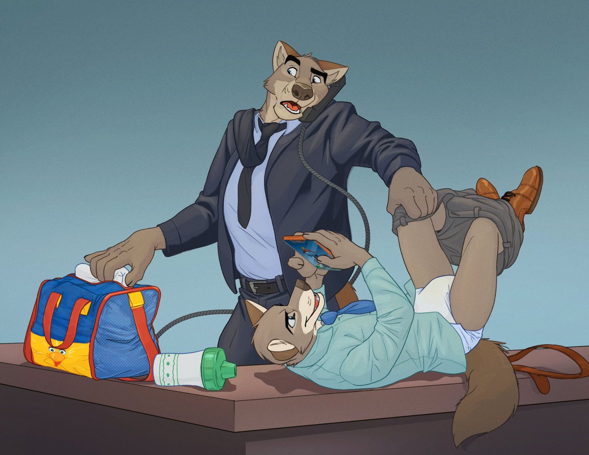 Happy Father's Day to guy who keeps on going 🐺 👔 🍼