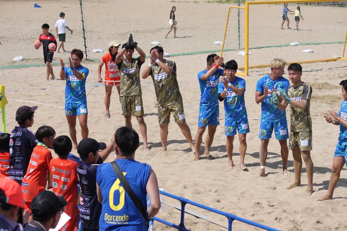 dorsole2011's tweet photo. 『福岡県大会優勝』

この度、JFA第19回全日本ビーチサッカー大会福岡県大会をドルソーレ行橋として初優勝致しました！！

▪️試合結果

VSカメリア
11-3 勝ち

VSラソアペーゴ北九州
7-6 勝ち

皆様、熱いご声援ありがとうございました‼️

#ビーチサッカー
#砂サカ
#広がれドルソーレ https://t.co/jJD8UZUklR