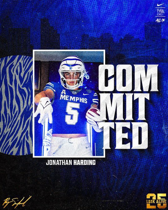 JJHarding18's tweet photo. 100% COMMITTED! Go Tigers! 🐅 

352 ➡️ 901

@RSilverfield @CoachBradSalem @drew15martin @tcramsey19 @VHSFootballFBT 

#ALLIN | #MadeInMemphis https://t.co/HMKDeJxlN1
