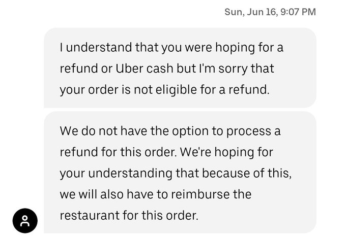 hiiii @UberEats driver stole my food and then the support person tried to deny a refund until they checked<a class="tags" target="_blank" title="On Twitter" href="/?out=eyJ0eXAiOiJKV1QiLCJhbGciOiJIUzUxMiJ9.eyJpYXQiOjE3MTk5NjY0NjYsImlzcyI6InR3cG9ybnN0YXJzLmNvbSIsIm5iZiI6MTcxOTk2NjQ2NiwiZXhwIjoxNzUxNTAyNDY2LCJyZWRpcmVjdF91cmwiOiJodHRwczovL3R3aXR0ZXIuY29tL1ViZXJFYXRzIn0.Y9_o7Z4HyHyQWf4Kzli4uR8VbyvOEZNlfF_IOdCa_mJ9m3uBYTSb1bbp-B66F70Rq6hvyEtDs4DIxxdoC2ZQ2A">@UberEats</a>