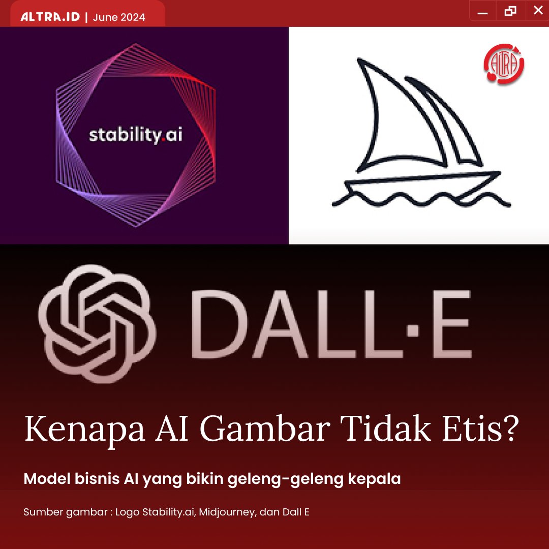 Altra_ID's tweet photo. Apa iya "AI Gambar" setidak etis itu?

Sini mimin kasih tahu🫵

[A THREAD] https://t.co/vdTkqdPZ3d