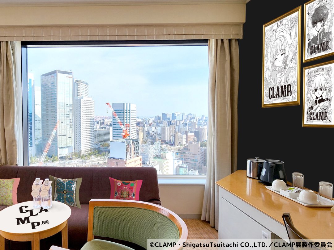 CLAMP展とのコラボルーム、本日一般予約開始！！／ 本日12:00NOONより