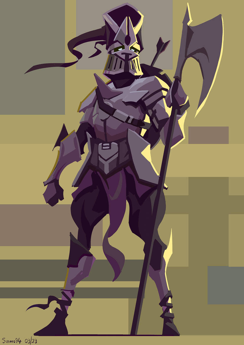 SamoArt94's tweet photo. A fantasy warrior, I have no idea who, but I loved designing this type of armour! - 2023
#fantasyart #digitalart #hardshapes #warrior https://t.co/IHa1lU9ZuO