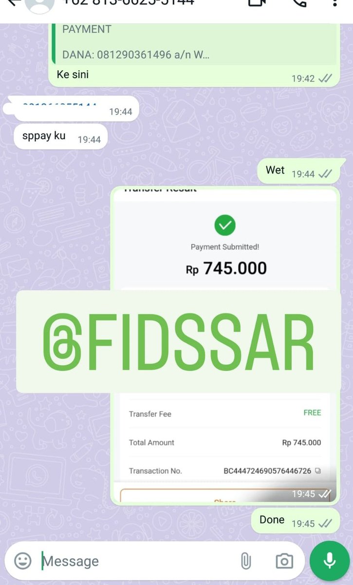 FAST KE WA ▪ JASA CV CONVERT SALDO EWALLET & BANK tweet media
