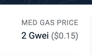 Gas is so freakin' low and I'm not sure if that's a good thing.