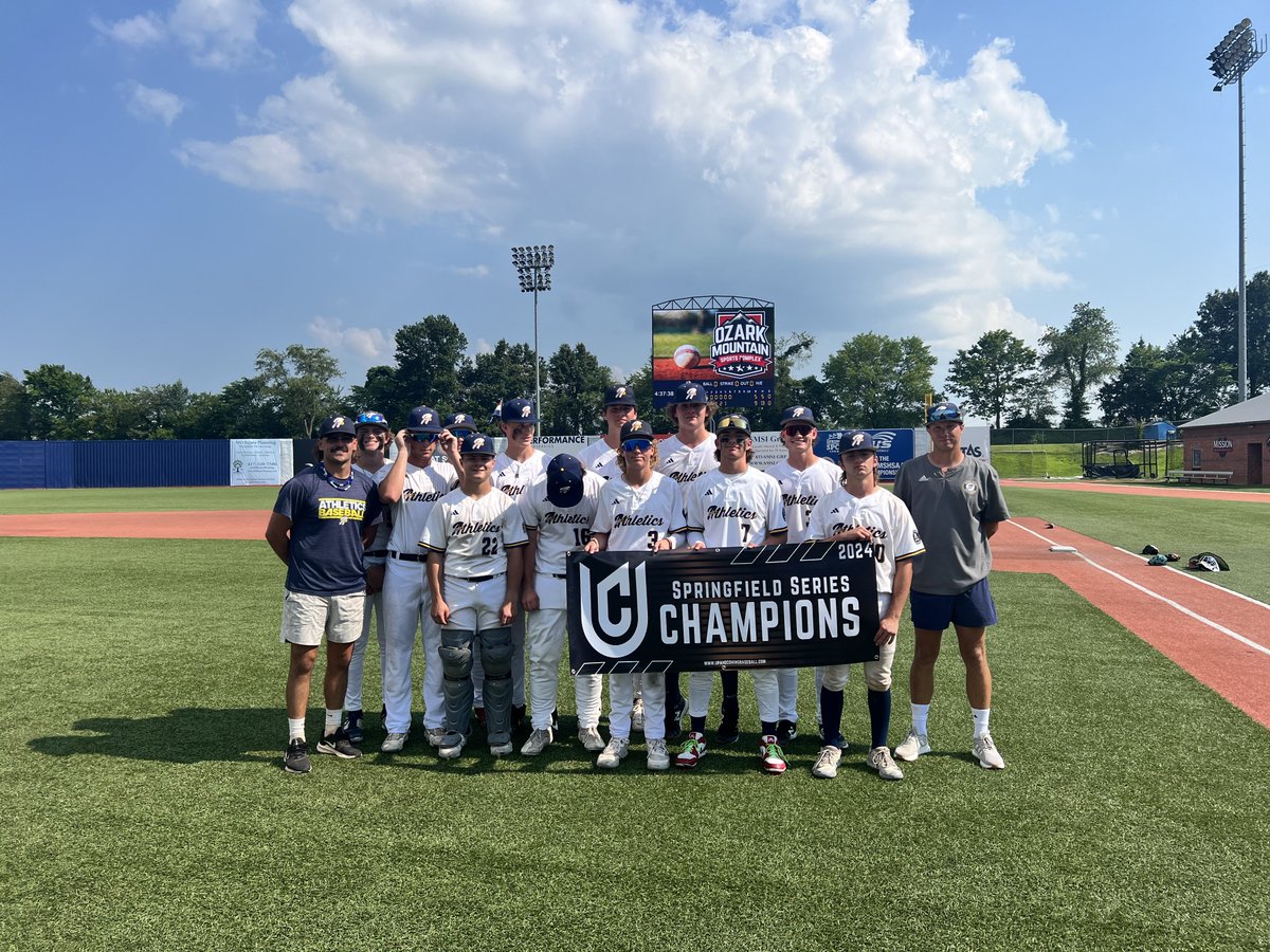 UandCBaseball's tweet photo. πChampionsπ
Inevitable Aβs 15u National (@NickHerrinsAs) took on Springfield, MO and brought home the banner! Incredible job this weekend boys!
π Ozark Mountain Sports Complex
#SpringfieldSeries | #UandCBaseball https://t.co/8NN2fxNsgp