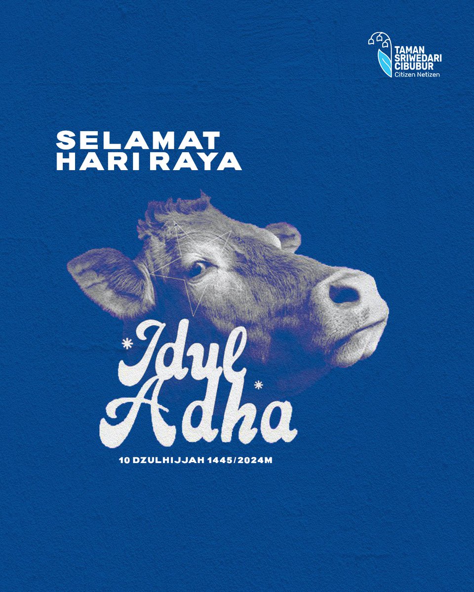 Selamat Hari Raya Idul Adha 1445 H. Mari kita jadikan momen berharga ini untuk mengingat pengorbanan Nabi Ibrahim.

#iduladha #tamansriwedaricibubur