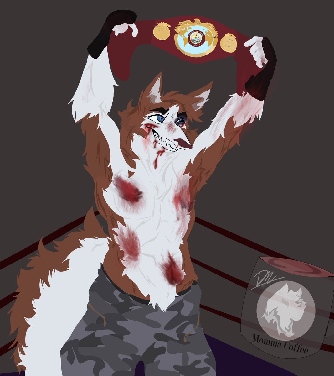 MadreCoffeee's tweet photo. Piece done for Sycho via discord! 
#furrycommission https://t.co/NcNj4P6jmz