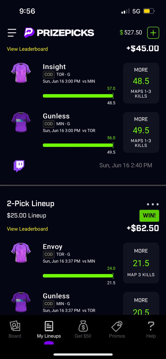 Love a good prize picks milkage