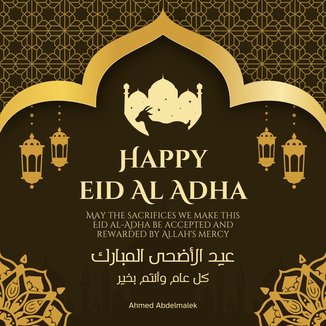 Happy Eid Al Adha to everyone observing the holy days and for the pilgrims

The internal struggle within oneself to be a virtuous person is the Jihad that we're all going through on daily basis

May Allah accepts their pilgrimage and our good deeds and enlighten our paths