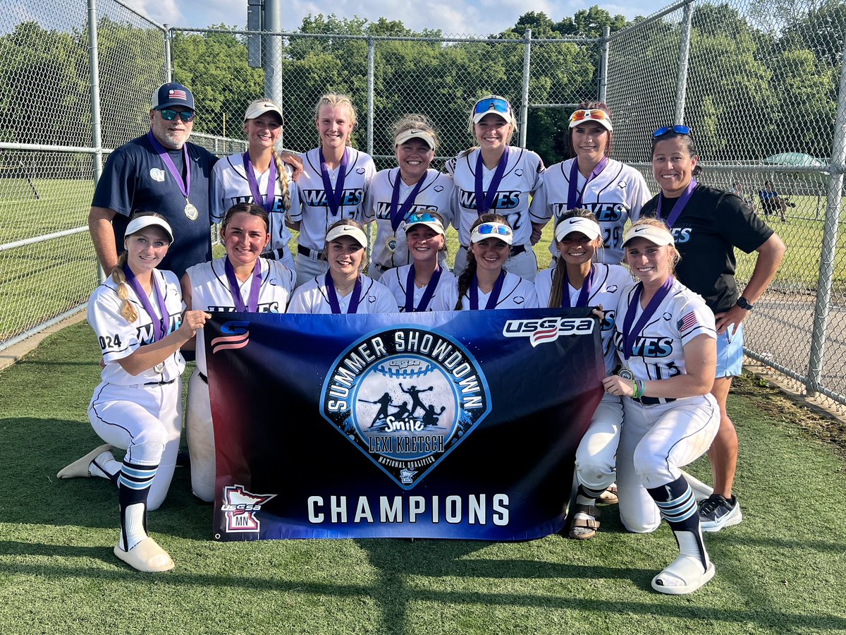 Great weekend for our 18U National Haefner team going 5-0 to win the Open Gold bracket at the Lexi Kretsch Summer Showdown 🏆