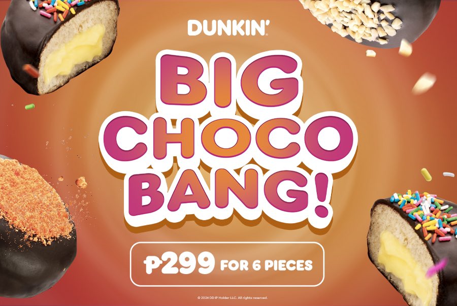 dunkinph's tweet photo. #ENHYPENDunkinPH #DunkinChocoBang Experience the ultimate Chocolate Delight with Dunkin’ BIG CHOCO BANG! 💥🍩 https://t.co/rKO0MaiuBF