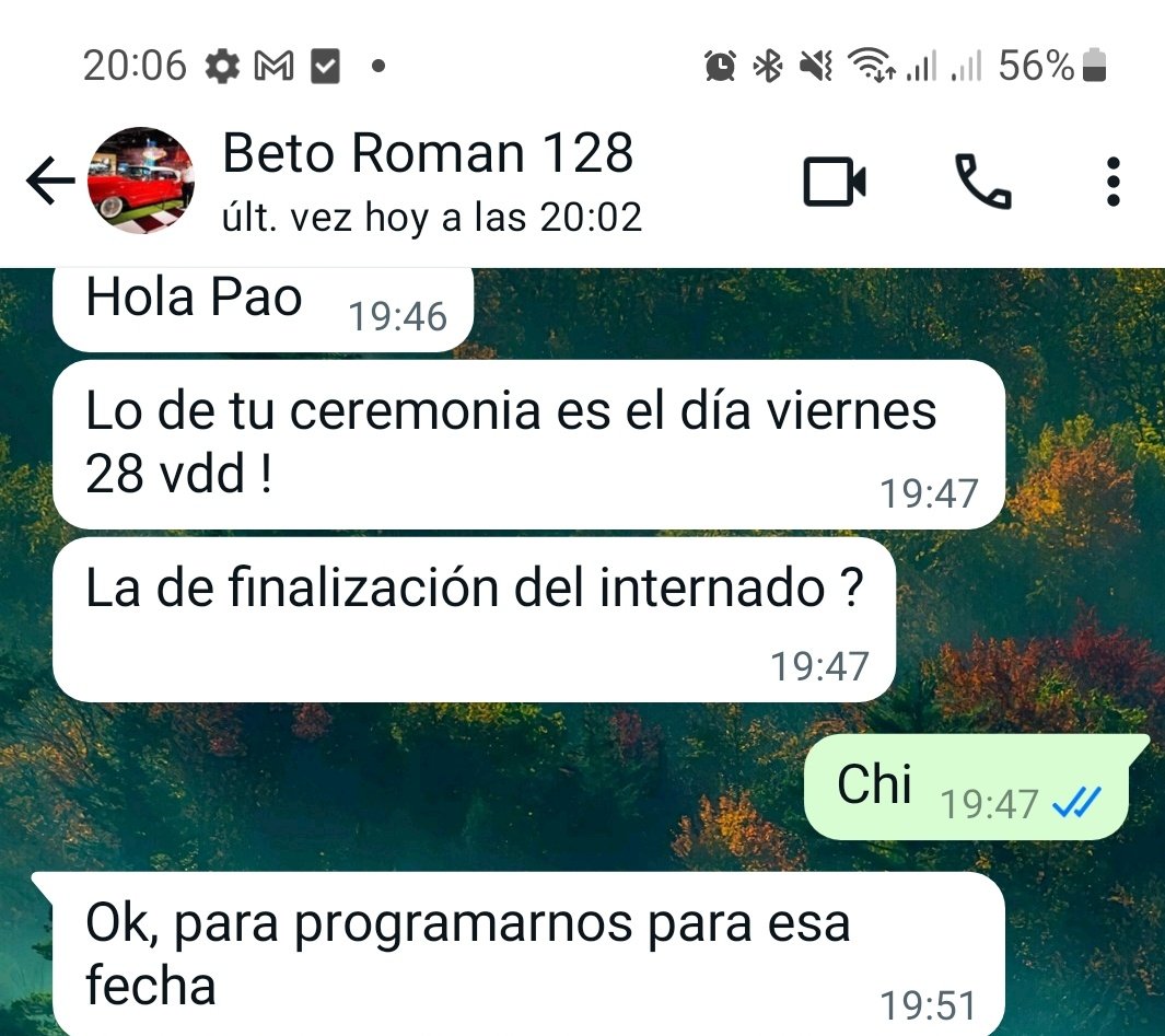 Lo único que puedo agradecer es que mis papás son las personas que siempre están en los momentos importantes, aunque estemos a kilómetros de distancia