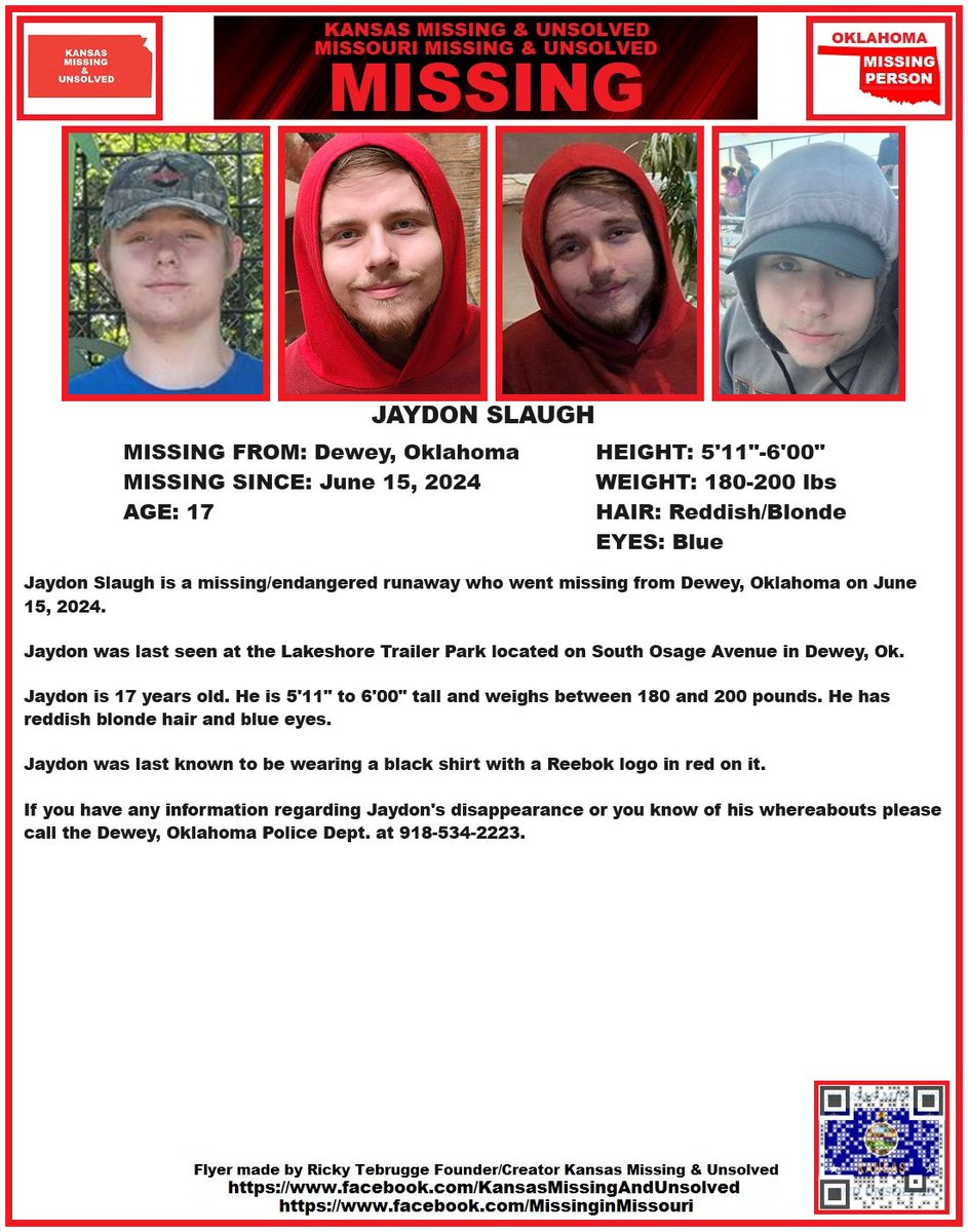 KS Missing&Unsolved - Ricky Tebrugge - FDR/CREATOR tweet media